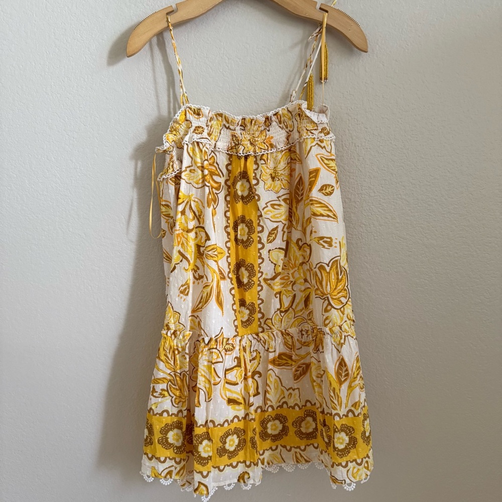 Caroline Constas Floral Mini Dress Size M - Picture 3 of 9